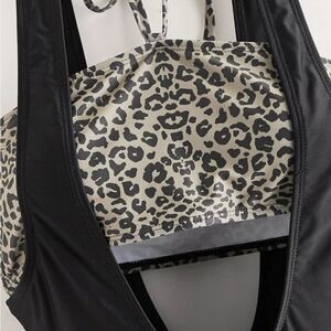 NWT Leopard Suspender Bikini